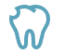 Ícone de um dente representando clareamento dental
